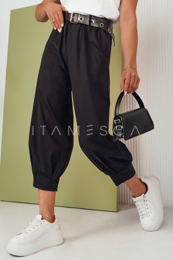 Spodnie damskie materiałowe BLAYS czarne