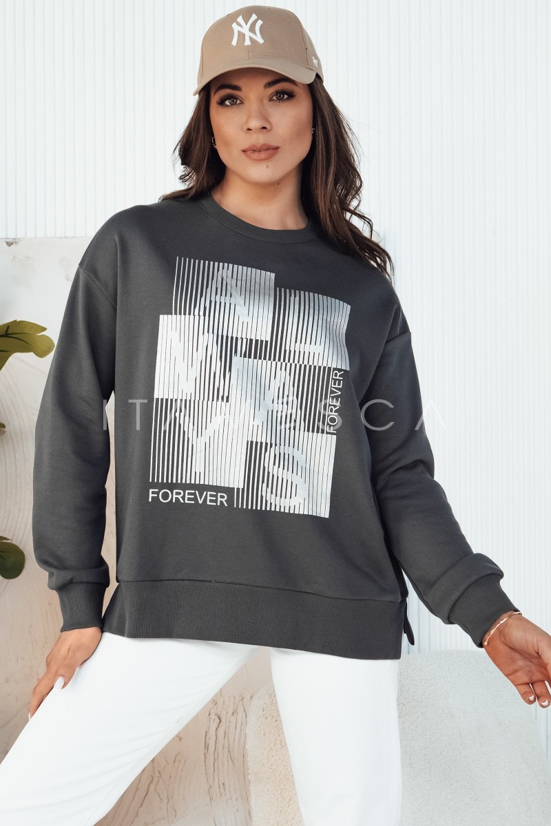 Bluza damska FEMMES grafitowa